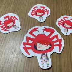 カニアレルギー神ちゃんシールのサムネイル