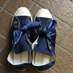 Converse All Star リボン スニーカー ネイビーのサムネイル