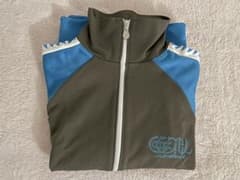 未使用 ASA-CHANG＆巡礼 巡礼ジャージ カーキ×ターコイズ メンズL 未使用 ASA-CHANG＆巡礼 巡礼ジャージ カーキ×ターコイズ メンズL