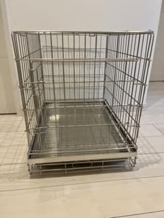 ☆ぽよ様専用☆ハチコウ　ステンレスケイジ　フロントオープン　Ｍ (狭い面が開く)のサムネイル