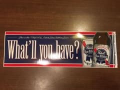 pabst blue ribbon パブスト ブルーリボン ステッカー usdmのサムネイル
