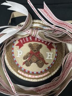 ピンクハウス ワッペン くま刺繍 リボンブローチ ピンクハウス ワッペン くま刺繍 リボンブローチ - メルカリ