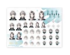 な*さ様 にじさんじ にじネイル Shiny シートシール 甲斐田晴のサムネイル