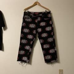 Supreme 17SS 666 Jean サイズ34 カットオフ　クロップド Supreme 17SS 666 Jean サイズ34 カットオフ クロップド - メルカリ