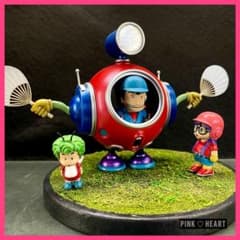 Dr.スランプ アラレちゃん うほほいピンポン号 プラモデル 鳥山明 完成
