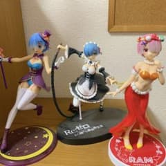 最終値下げ/リゼロ/レム、ラム、フィギュアセットのサムネイル