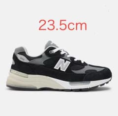 新品 new balance 992BK 23.5cm ブラック 黒 - メルカリ