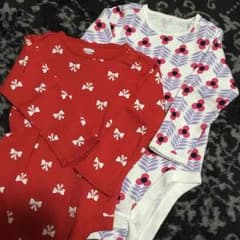 オールドネイビー☆長袖肌着☆ロンパースセットのサムネイル