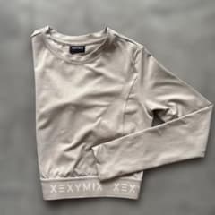 XEXYMIX クロップド長袖トップス ベージュMのサムネイル
