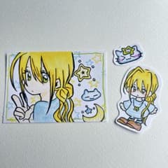 【原画】手描き アナログ オリジナル イラスト 女の子 平成 おまけあり