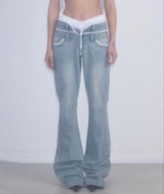 SCULPTOR Double Waist Boots Cut Denimのサムネイル