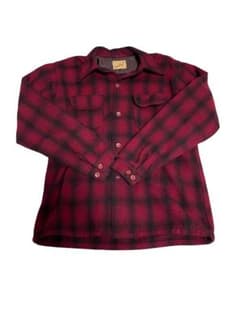 50s Buck Skein Joe オンブレチェック ウールシャツ USA製のサムネイル