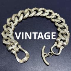 US輸入 80sデザインブレスレット ヴィンテージ メキシカン 925刻印あり