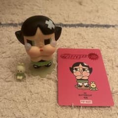 POP MART 파워 퍼프 걸스 버터 컵 피규어 crybaby
