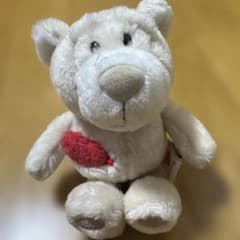 Love message ホワイト ベア ぬいぐるみのサムネイル