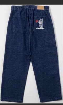 KYRN bear denim pants / カオヨリナカミベアーデニムパンツのサムネイル