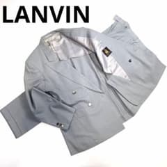 LANVIN 背抜きセットアップダブルスーツ上下 サマージャケットカジュアルのサムネイル
