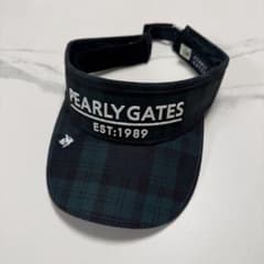 PEARLY GATES チェック柄 バイザーのサムネイル