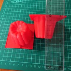 シリコンモールド　カヌレ　キャンドル　サシェ　2個セットのサムネイル