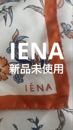 新品未使用 IENA FLOWER スカーフ オレンジ - メルカリ