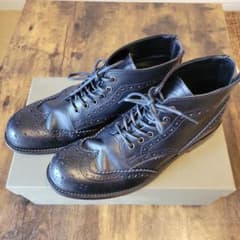 PADRONEブーツ☆ブラックレザーのサムネイル