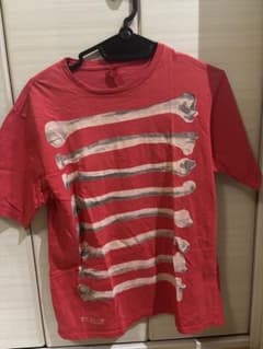 骨柄プリント Tシャツ レッドのサムネイル