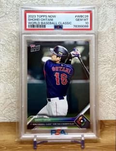 psa10 topps大谷翔平　wbc名シーンその他 2023 Topps Now 大谷翔平 WBC PSA10 - メルカリ
