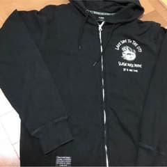 カッカ中村様専用  ダックデュード 黒 前あきパーカーのサムネイル