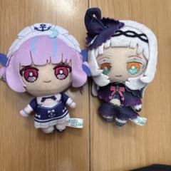 ホロライブ 百鬼あやめ 湊あくあ 紫咲シオン ぬいぐるみ まとめ売り ホロライブ ぬいぐるみ マスコット 2種セット 湊あくあ、紫咲シオン
