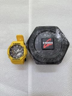 【美品】ga-b2100c-9adr gショック　イエロー　タフソーラーのサムネイル