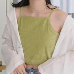 Kastane カップ付きベロアアメスリキャミのサムネイル