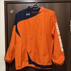 未使用　UNDER ARMOUR ピステ YXL オレンジ ネイビーのサムネイル