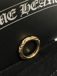 クロムハーツ22K スクロールバンド GLD SCROLL BAND 12号 - メルカリ