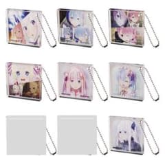 【新品・未開封】一番くじリゼロ　【F賞　アクリッツキーホルダー】　7個セットのサムネイル