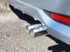 a軽自動車用オールステンレス　ネオクラシックデュアルマフラーカッター　下向き用 a軽自動車汎用オールステンレス ネオクラシックデュアルマフラー