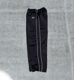 track nylon pants tech black y2k 00sのサムネイル