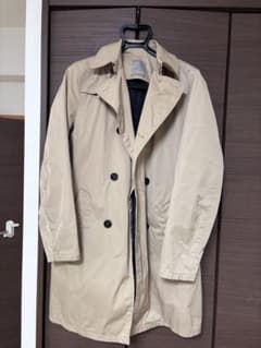 ZARA MAN ベージュ トレンチコート ウエストベルト付きのサムネイル