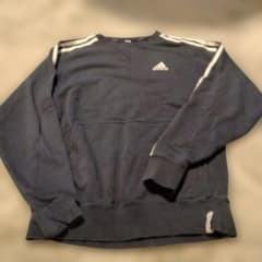 adidas キッズ トレーナー ネイビーのサムネイル