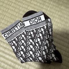 Christian Dior ソックス ブラウン柄*ノベルティーのサムネイル