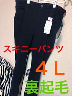 裏起毛スキニーパンツ　４Ｌのサムネイル