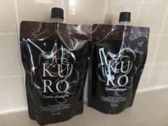 KURO クリームシャンプー ダークブラウン 400g 2個セット - メルカリ