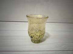 黒木国昭 金彩 ぐい呑み 光琳 琳派 綾切子 ガラス工芸 - メルカリ