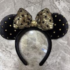 東京ディズニーリゾート カチューシャ 黒金のサムネイル