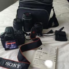 SONY α300 デジタル一眼レフカメラ レンズセット 本体のサムネイル