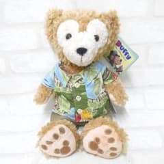 ハワイ アウラニ限定 Duffy ダッフィー ぬいぐるみ アロハシャツ ①