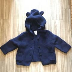 はぁーちゃん様専用＾＾ baby gap クマ耳カーディガンのサムネイル