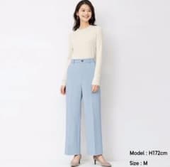 GU カットソーカラースラックス ライトブルー XSのサムネイル