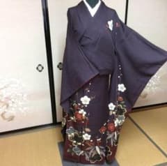 正絹 桜竹梅 振袖 [美品]のサムネイル