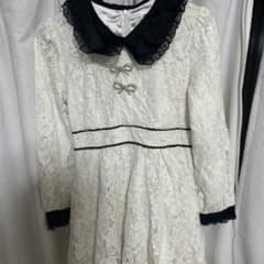 evelyn レース襟 長袖ワンピースのサムネイル