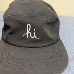 IN4MATION hi 刺繍 5パネル キャップ ブラックのサムネイル